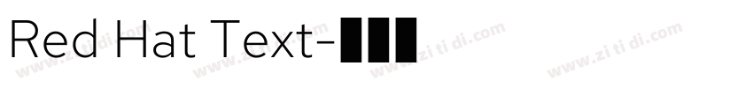 Red Hat Text字体转换